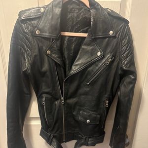 Thin leather jacket size small